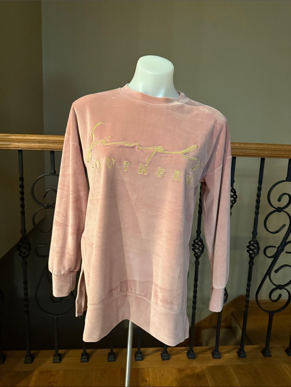 Simply Southern velour top
